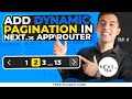Create A Dynamic Pagination In FullStack Website Using Next Js 13 4 App Router In Hindi