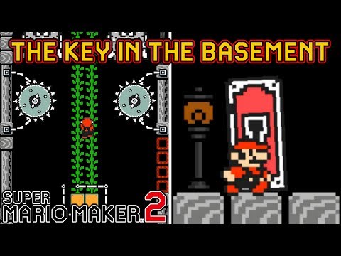 Super Mario Maker 2 - Amazing "THE KEY IN THE BASEMENT" Level
