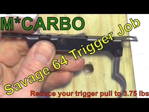 Savage 64 Trigger Job by MCARBO