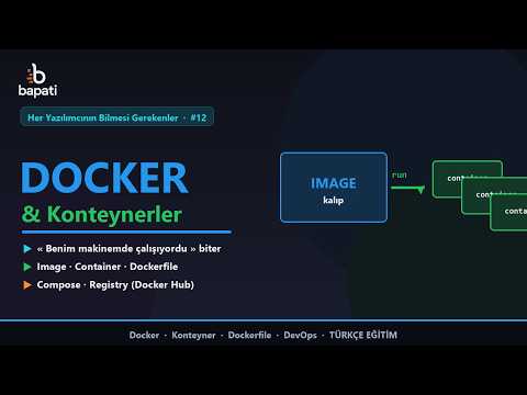 Docker Nedir? Konteyner, Image ve Dockerfile Temelleri