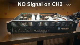 Video thumbnail for 50$ Power Amplifier 16 Transistor - Peavey PV-2600 - Restoration by RedKing
