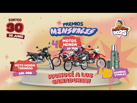 SORTEO 30 DE JUNIO | 🏍️ 𝗠𝗼𝘁𝗼𝘀 𝘆 𝗖𝗼𝗺𝗯𝗼𝘀 𝗦𝘁𝗮𝗻𝗹𝗲𝘆 🧉