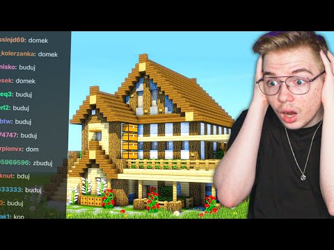 🔨 Twitch Chat Builds Insane House in Minecraft! 😱