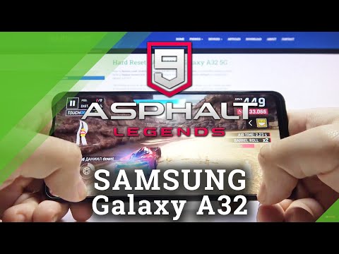 Asphalt 9 on SAMSUNG Galaxy A32 – Gaming Performance