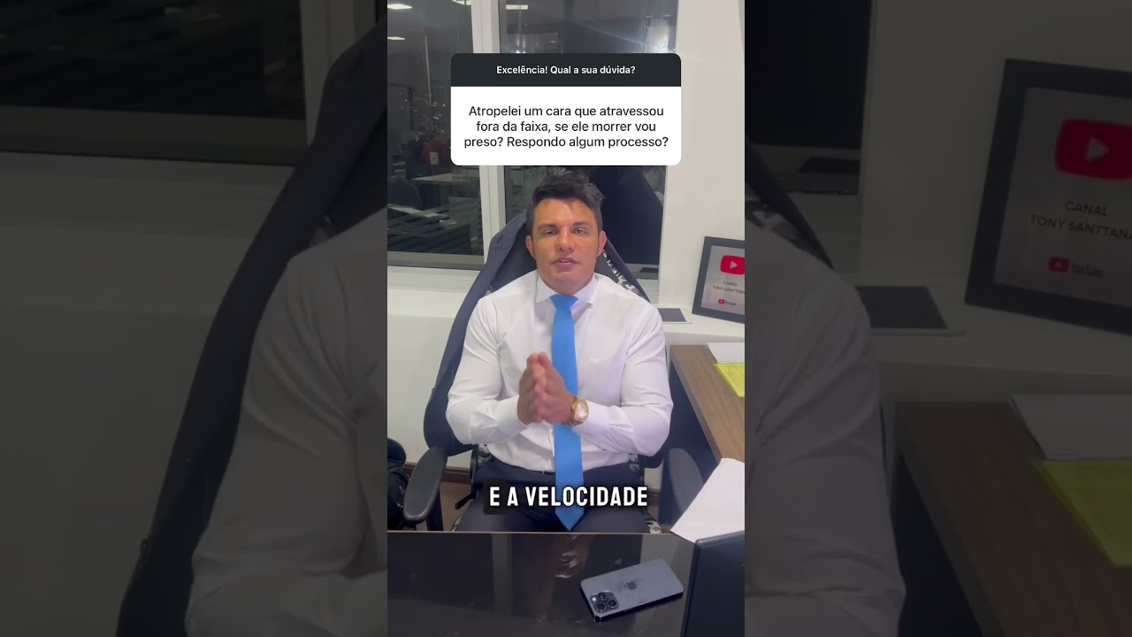 ATROPELEI UM CARA NA FAIXA VOU PRESO ?