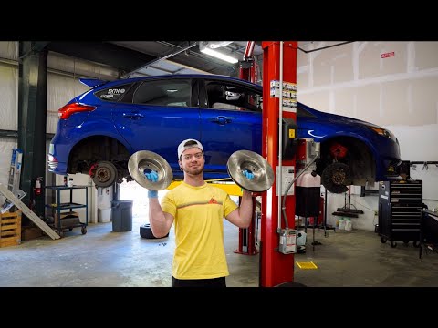 How to Install New Pads and Rotors on your Ford Focus ST | R1 Concepts Ceramic Pads and Rotors |