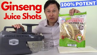 How to Make Fresh Ginseng Root Juice | Powerful Tonic Herb Shot