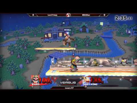 Versus Weekly 7/2/15 - Losers R7 - 8Bitman (ROB) vs. Lord Frieza (Wario) - Smash 4