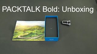 PACKTALK Bold: Unboxing