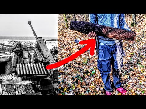 RIESIGE FLAK Munition aus dem Zweiten Weltkrieg!! - WW2 Schatzsuche mit dem Metalldetektor (Sondeln)