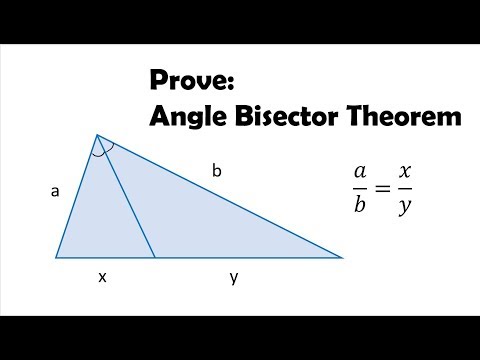 Prove: Angle Bisector Theorem