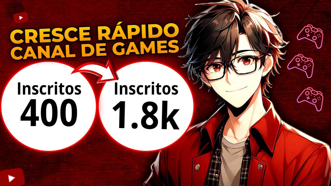 Como crescer rápido canal de games no YouTube