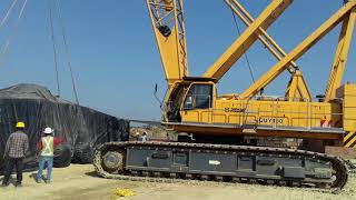 preview picture of video 'Crane operating 150 tan xcmg'