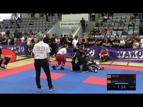 Deutsche Meisterschaft 2019 - Finale PF Jun. m -74 kg Ahmed Rmadan vs Julian Gaar