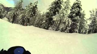 preview picture of video 'Descente piste des tétons ski 2014 Super Lioran'