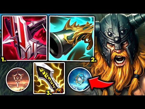 OLAF TOP IS LEGIT UNFAIR TO PLAY AGAINST (100% CRIT OLAF) - S13 Olaf TOP Gameplay Guide