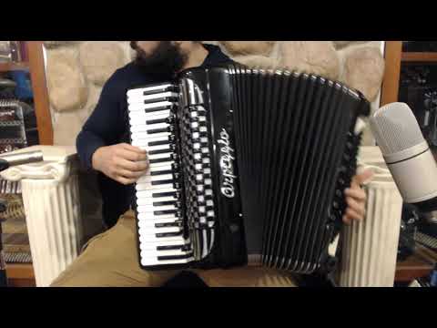 4934 - Black Arpeggio Piano Accordion LMMM 41 120 $2999