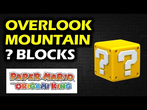 Overlook Mountain: All ?-Blocks Locations | Collectibles | Paper Mario the Origami King Walkthrough