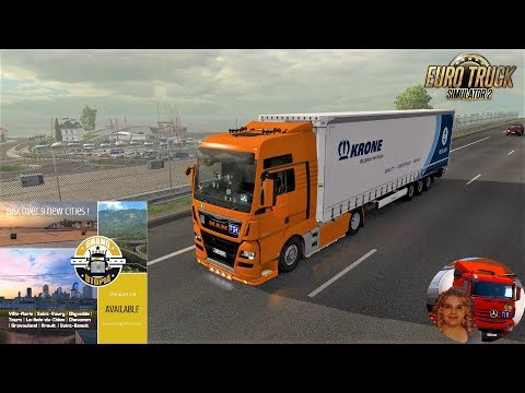 Euro Truck Simulator 2 (1.36) Grand Utopia map v1.6 MyGodness MAN TGX e6 by SCS + DLC's & Mods