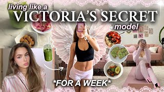 I TRIED THE VICTORIA'S SECRET MODEL DIET & WORKOUTS 🪽 7-day challenge