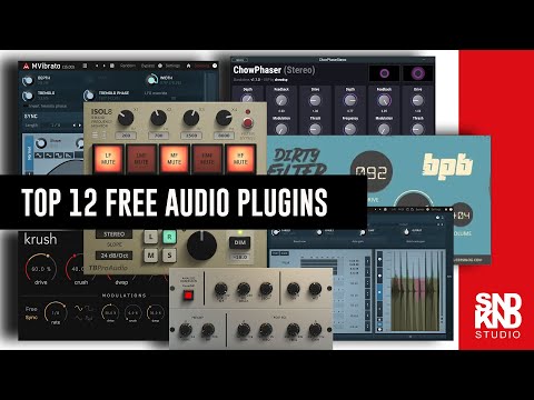 Top 12 FREE audio plugins