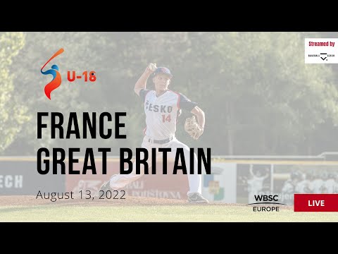 3 U-18 Baseball European Championship - France VS Great Britain