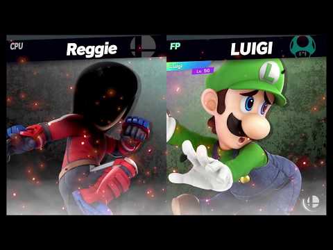 Super Smash Bros Ultimate Amiibo Fights Request #7098 Reggie vs Luigi: Who's Body is Ready?