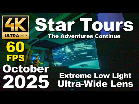 Star Tours - The Adventures Continue [4K/60fps] - Disneyland Park (Anaheim, California)