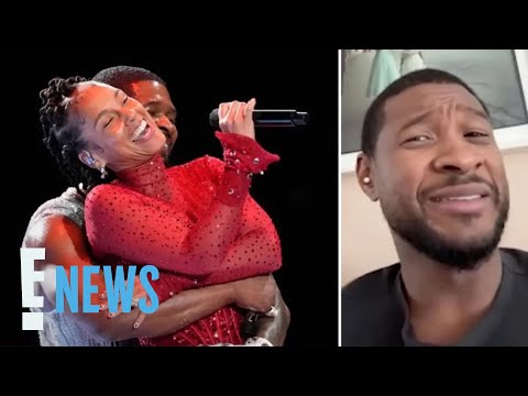 Usher REVEALS Swizz Beatz's Reaction to Alicia Keys Super Bowl Duet | E! News