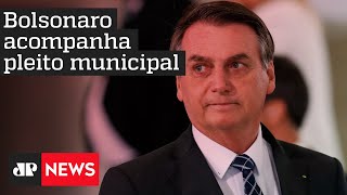 Presidente Bolsonaro acompanha aliados em eleições municipais