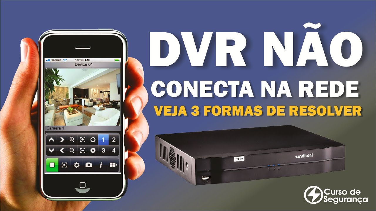 DVR não Conecta na Rede (3 FORMAS de RESOLVER)