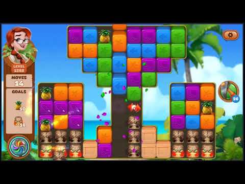 Lost Island Blast Adventure Level 1588 - NO BOOSTERS 🏝️ | SKILLGAMING ✔️