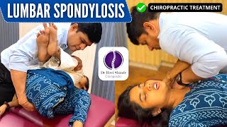 How is LUMBAR SPONDYLOSIS treated with 100% RELIEF