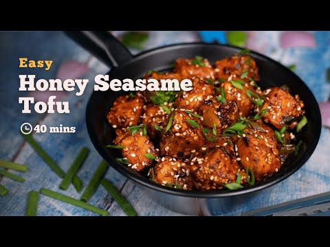 Easy Seasame Tofu | Honey Sesame Tofu | Tofu Recipes | Cookd