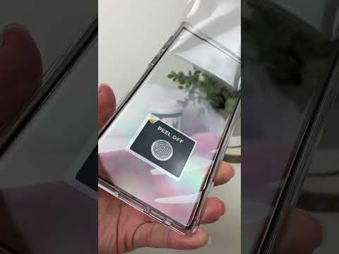 Built-in screen protector ftw 😁 #prettytough #samsunggalaxy #s23 #s23ultra #asmr