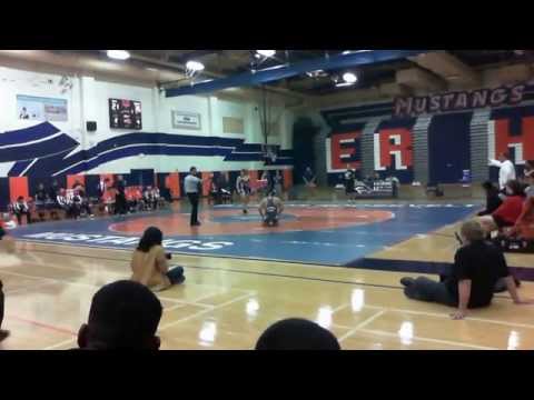 Oscar Martinez Centennial Wrestling vs ERHS Eastvale