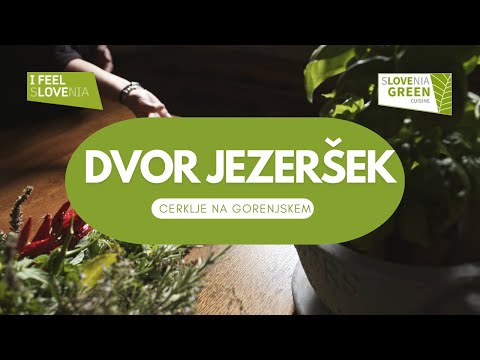 Slovenia Green Cuisine: Dvor Jezeršek