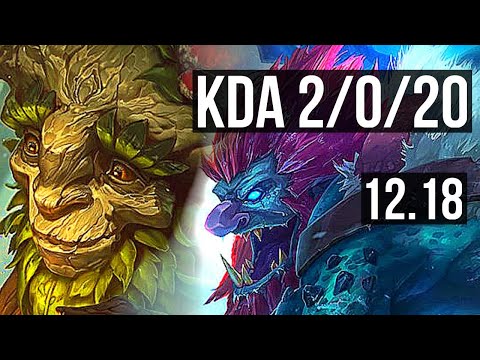 IVERN vs TRUNDLE (JNG) | 2/0/20, 1.2M mastery, 400+ games | EUW Diamond | 12.18