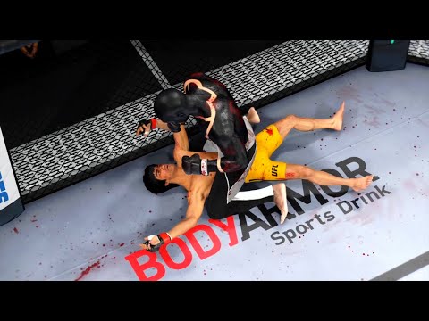 Bruce Lee vs. Black Bolt - EA sports UFC 4