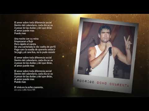 Rodrigo Bueno - Ocho cuarenta │ Video Lyric 2020