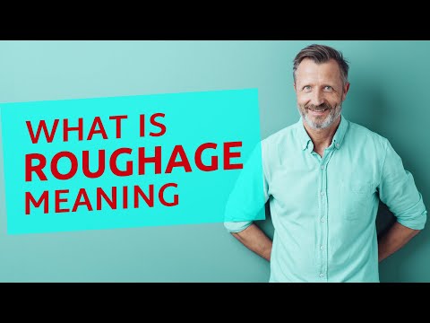 Roughage | Definition of roughage 📖
