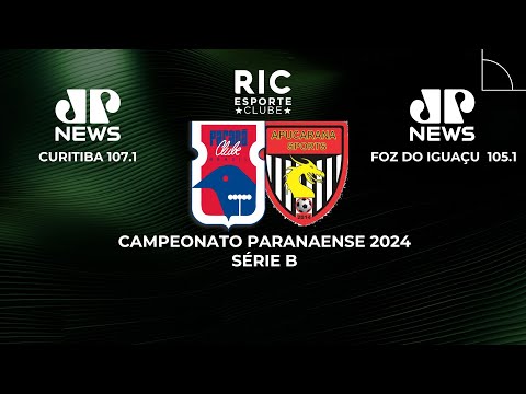 PARANÁ 3x0 APUCARANA #AOVIVO | Paranaense Série B 2024 | JOVEM PAN NEWS