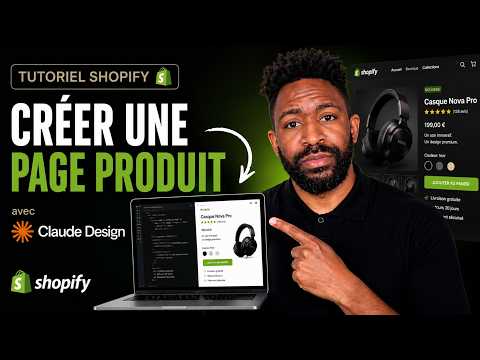 Comment j'ai créé une page produit Shopify premium avec Claude Design
