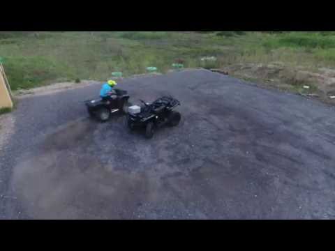DJI Phantom 4 / TEST-DRIVE / Yamaha Grizzly 700