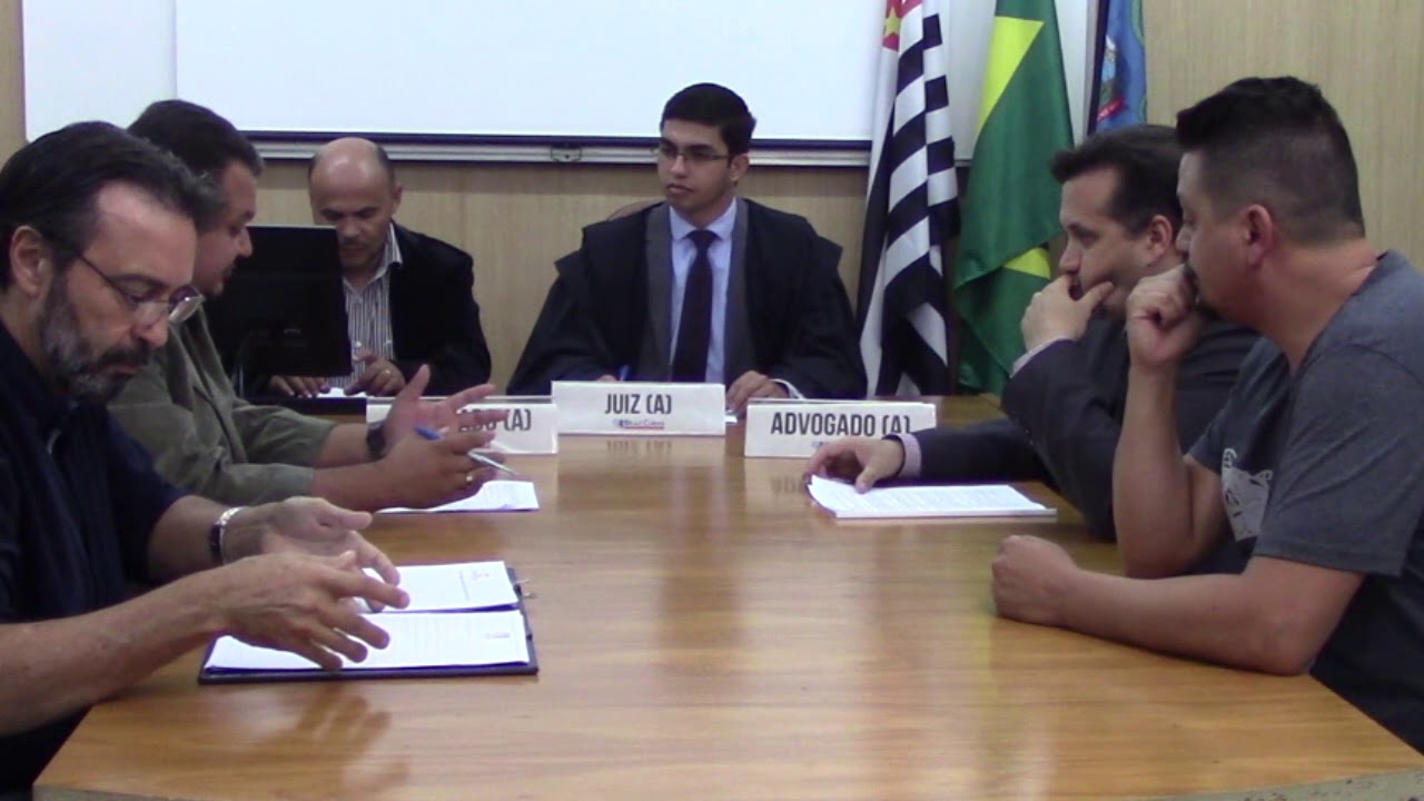 Audiência de Conciliação Trabalhista - Simulação - Direito Braz Cubas - 6° semestre