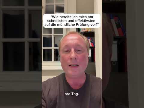 Vorbereitung Mündliche Prüfung Jura #shorts