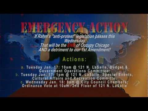 ラップニュースUSA#1 w/ ProfessorD.us."Rahmboの座って黙って抗議条例" (Rap News USA#1 w/ ProfessorD.us: "Rahmbo's Sit Down and Shut Up Protest Ordinances")