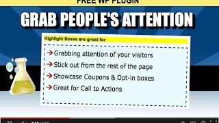 WordPress Attention Boxes Plugin - Attention Grabbing
