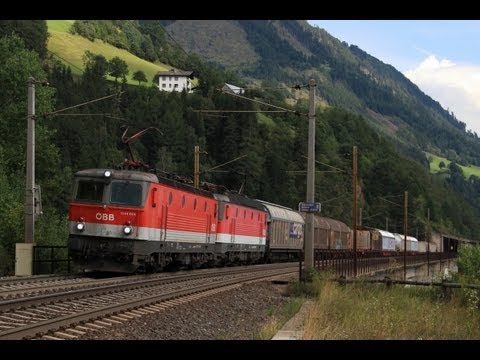 Züge auf der Tauernbahn von Bad Hofgastein bis Oberfalkenstein am 29. und 30.08.12