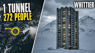 How People Live in Whittier  272 People, One Tunnel, One Building — America's Most Isolated Town  4K